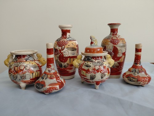 Antique japanese satsuma - 6,