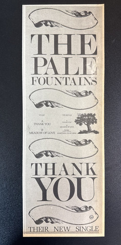 Pale fountains thank you - fountains,