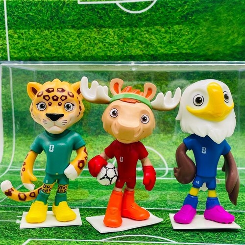 World cup 2026 set mascot - of,
