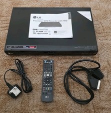 LG RHT497H Multi Format DVD Recorder DVB-T HDD, Freeview, HDMI 1080p Black.