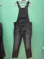 Old Navy Maternity Dungaree Size UK8. Black