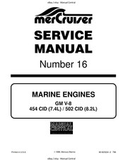 MERCURY MERCRUISER NO 16 -