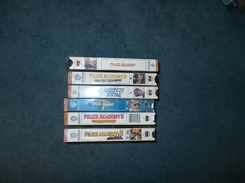 Police academy vhs tapes - academy, set
