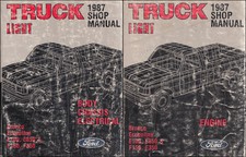 1987 Ford Truck Shop Manual Genuine OEM F150 F250 F350 Pickup Van Bronco