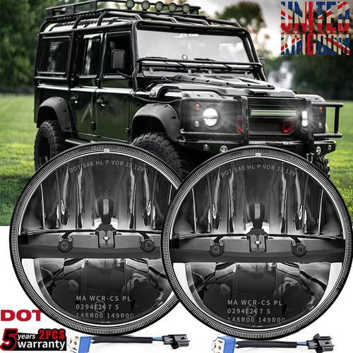 Mark round led - e-mark, headlight
