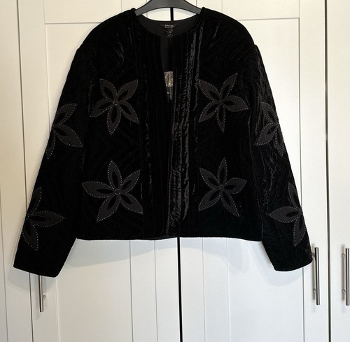 Velvet applique embroidered - velvet,