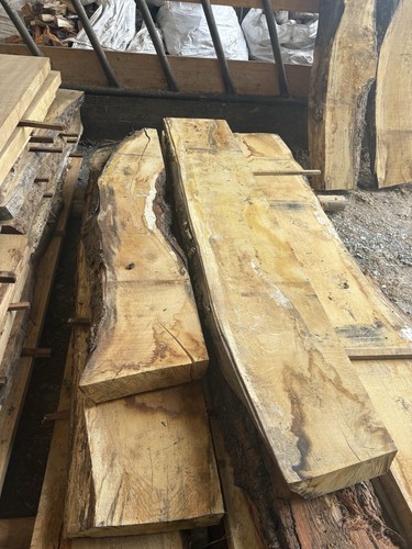 Sawn oak sycamore - oak,, sycamore,