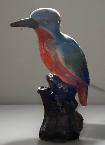 Vintage kingfisher bud vase
