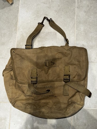 Ww2 army original musette - original,