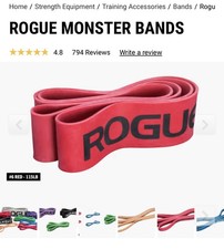Red ROGUE MONSTER BAND - 115LB