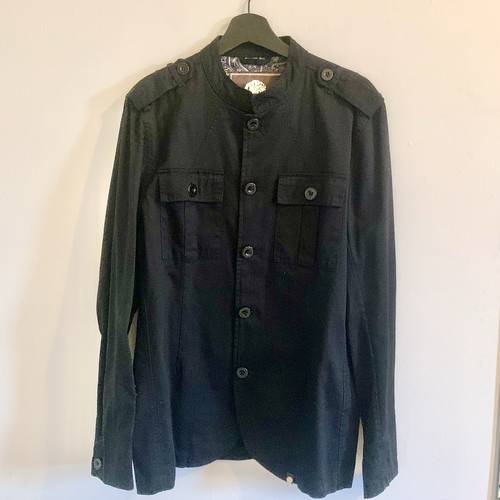 Men black smart dress - black,