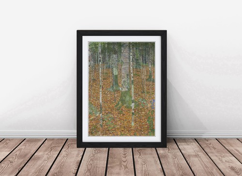 Birch forest gustav klimt - birch,