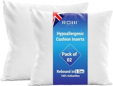 Pack of 2 Cushions Filled Pads