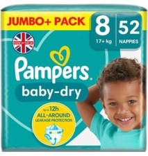 Pampers Size 8 Baby-Dry