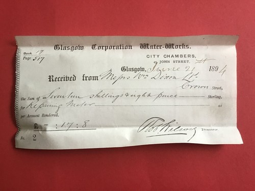 Glasgow corporation water - glasgow,