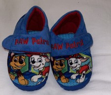 Paw Patrol Slippers For Toddler ~ Light Up, Size 6 Official -Velcro Fastening