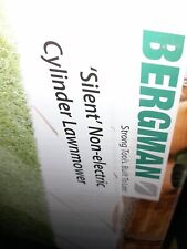 BERGMAN ‘Silent’ Non-electric Cylinder Lawnmower Used Twice 