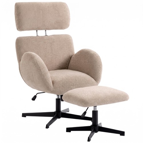 Homcom swivel rocking armchair - homcom,