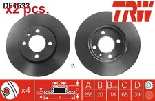 X2 PCS FRONT BRAKE DISC SET