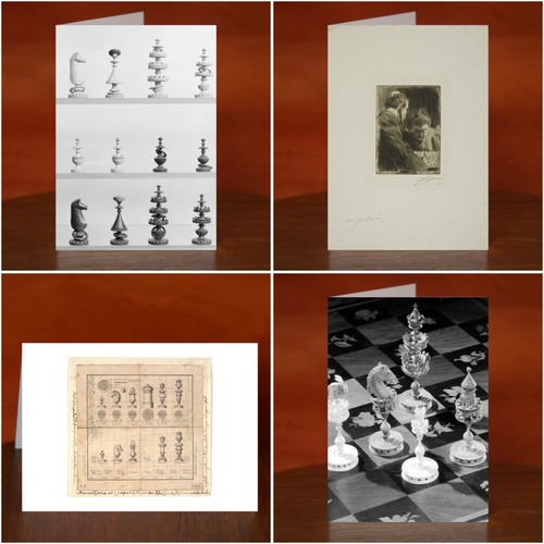 Chess themed greeting - chess,