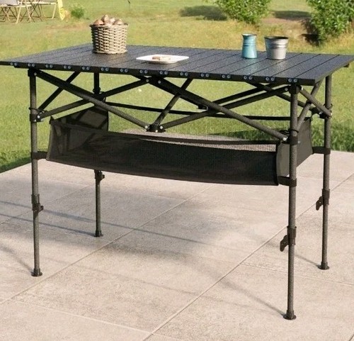 Foldable aluminum camp table - camp,