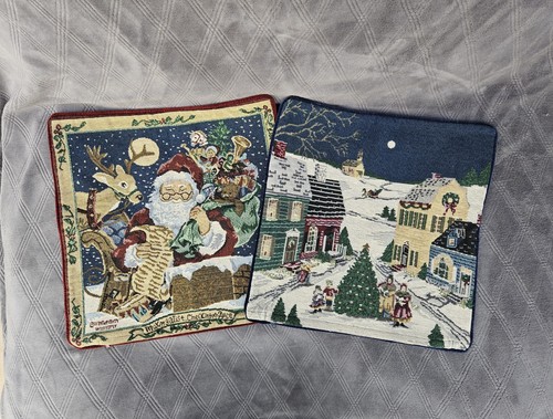 Vintage christmas tapestry - vintage,