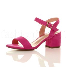 WOMENS LADIES LOW MID CHUNKY