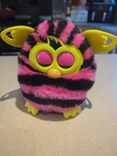 Furby Boom Pink Black Stripes Hasbro 2012 Interactive Toy - Terminals Need Clean