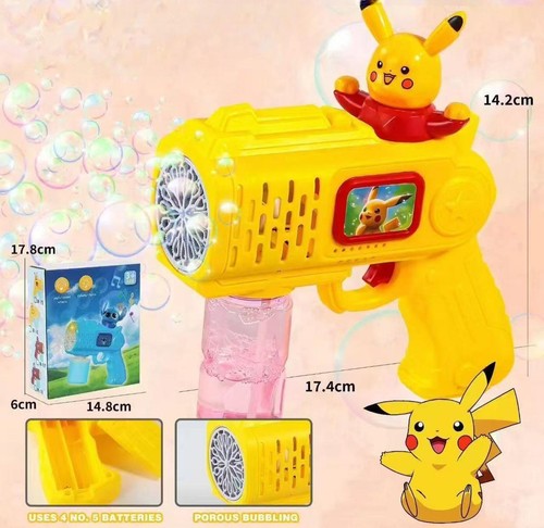Pikachu kids bubble gun - pikachu,