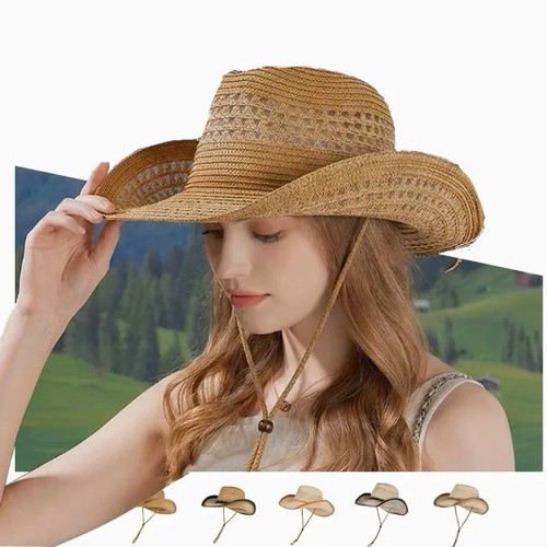 Sunscreen straw hat western - sunscreen,