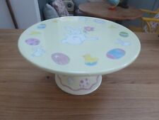 Vintage Easter-Themed Pedestal Candle Holder White Barn Candle Co