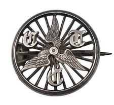 Antique Old Possibly Silver Cyclists Touring Club CTC Members Brooch Badge