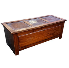 Antique Oak Panelled Chest