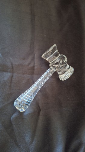Heavy cut glass - heavy, gavel