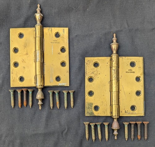 Pair vintage old - pair, 4"x4"