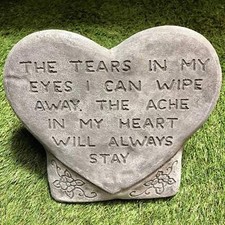 Large Concrete Memorial Heart