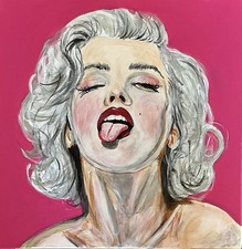 Marilyn Monroe Original Pop Art Portrait Painting 