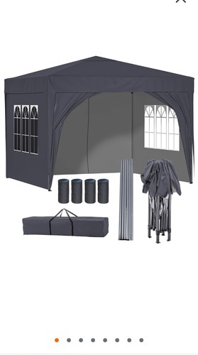 Birchtree pop gazebo 3x3m - up,