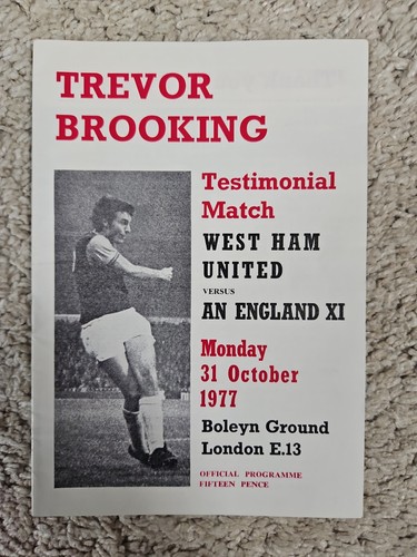 Trevor brooking testimonal - brooking,