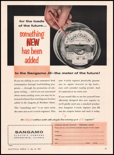 1955 sangamo electric - sangamo, co