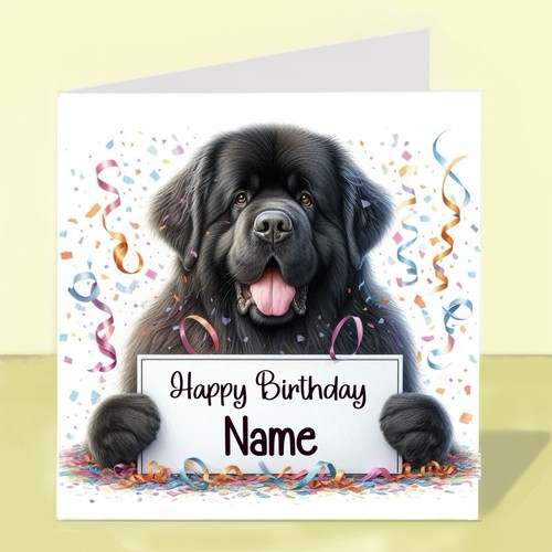 Personalised newfoundland dog - personalised,