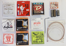 Collection of Guitar Strings, Pics, Slides & Accessories - Many Un-used