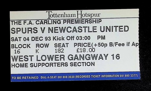 Tottenham hotspur newcastle - tottenham, v