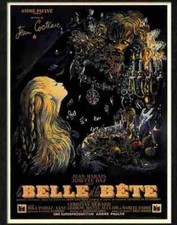 Advert Photo 1 la belle et la bete jean cocteau poster
