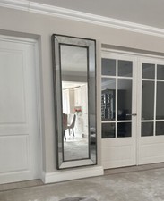 OKA Large Full Length Mirror In Antique Bronze Eglomise Finish RRP £650