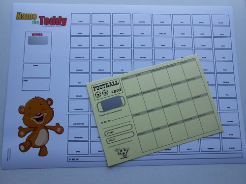 Name the teddy scratch cards - the,