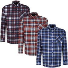 New Mens Check Flannel Shirts