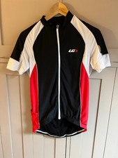 Louis Garneau Lemmon Vent men's cycle jersey in black/white/red - Medium