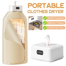 Portable Electric Clothes Dryer Foldable Hanging Hot Air Dry Machine Home Tarvel