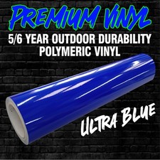 Blue Gloss Vinyl Wrap